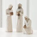 The Three Wisemen Nativity figures for a Christmas keepsake display