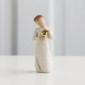 Keepsake figurine as a remembrance and love keepsake gift