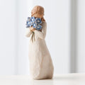 Forget-me-not figurine as a thinking of you and remembrance keepsake gift