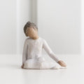 Thoughtful Child darker skin tone figurine as a family keepsake gift